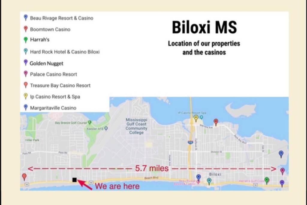 Seaside Gem Apartment Biloxi Luaran gambar